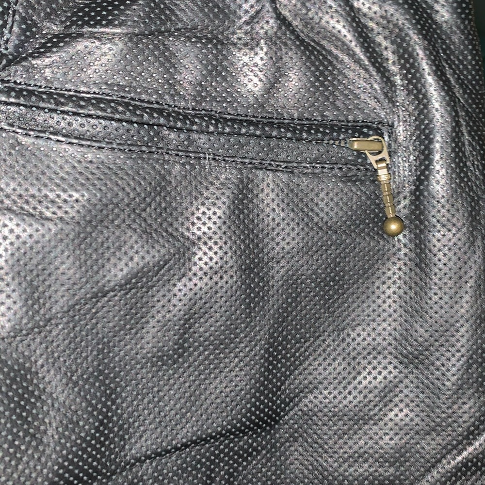 Zanderobe Leather Joggers - Picture 4 of 7